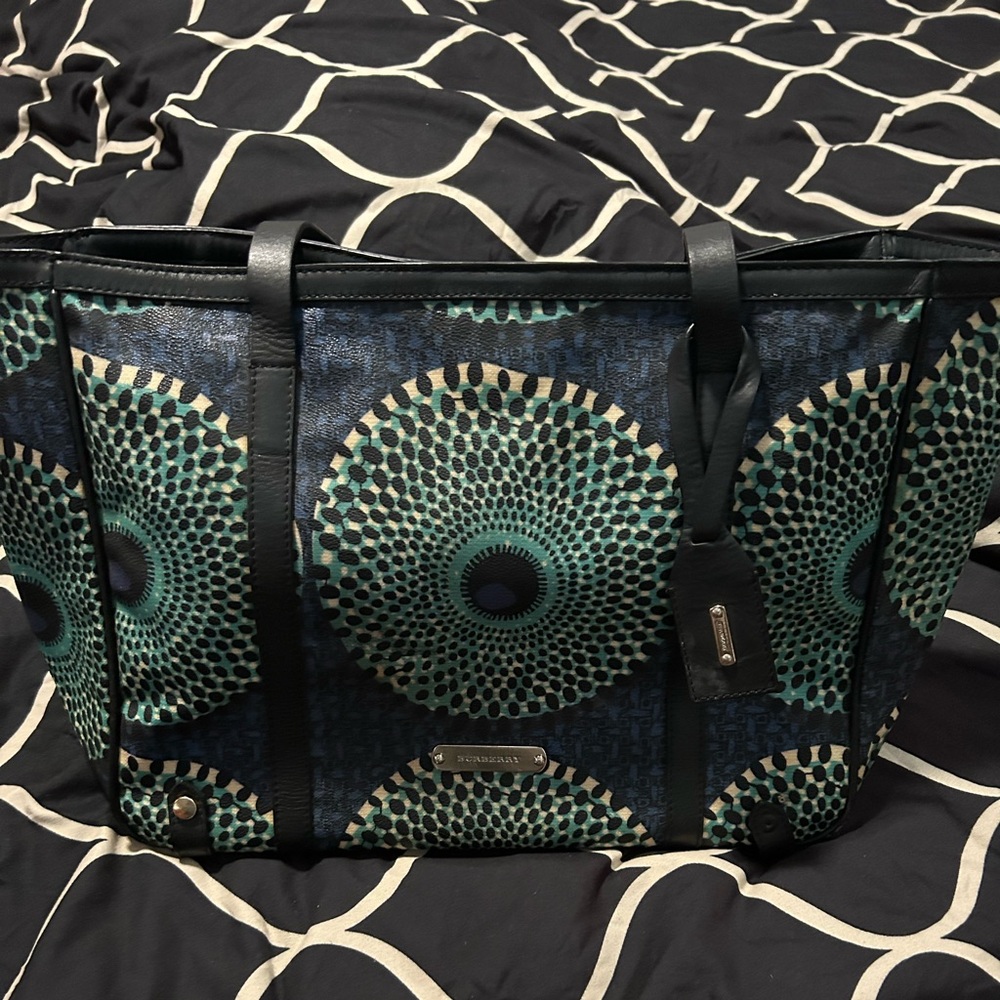 Authentic Burberry tote pvc